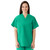 Medline ComfortEase 910 Unisex Reversible Scrub Top with 1 Pocket, 9 Color Options