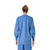 Medline ComfortEase Unisex Crew-Neck Warm-Up Jacket with Knit Cuffs,  5 Color Options