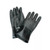 North B131R black butyl rubber gloves with Grip-Saf rough finish, 13 mil, 11 inch