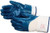 Liberty Safety 9360SP Smooth Finish Nitrile Coated Glove, Safety Cuff, Blue, 12/pair