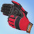 Liberty Safety 0915BK Onyx Warrior Mechanic's Gloves, Black and Red Options, 1/pair
