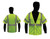 HiVizGard FR16004G HivizGard Class 3 Fire Retardent Mesh Safety Vest with Sleeves, Lime Green, each