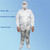 Keystone CE-CVL-KG-B ISO 6 Cleanroom Microporous Hooded Coveralls