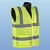 HiVizGard C16005G 5 Point Breakaway Mesh Vest, Class 2, Lime Green