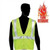 HiVizGard FR16002G HivizGard Class 2 Fire Retardant Mesh Safety Vest, Lime Green, each