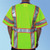 HiVizGard C16014G HivizGard Class 3 Mesh Safety Vest with Sleeves, 4 Pockets, Lime Green, each