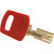NYL-RED-38ST-KA6PK Brady SafeKey Nylon Lockout Padlocks, Keyed Alike, Steel or Plastic Shackle, Multiple Color Options, 6/pack