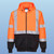 Portwest UB315 Black Bottom Hi-Vis Hooded Sweatshirt, ea