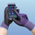 A195U8R Portwest A195 Polyurethane Coated Touchscreen Gloves, Black or Purple