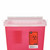 Patient Room Sharps Containers, 5 quart, Red or Clear