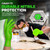 Raven InVue Hi-Viz Nitrile Exam Gloves, 7 mil, 100/box