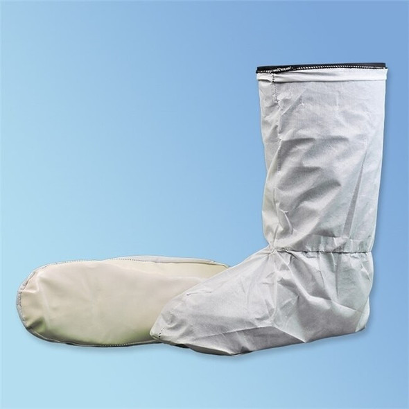 CE-BC-NWPI-AQ/MED-BLACK Keystone ISO 5 Cleanroom Boot Covers, Skid Resistant Sole, 100 pairs/case