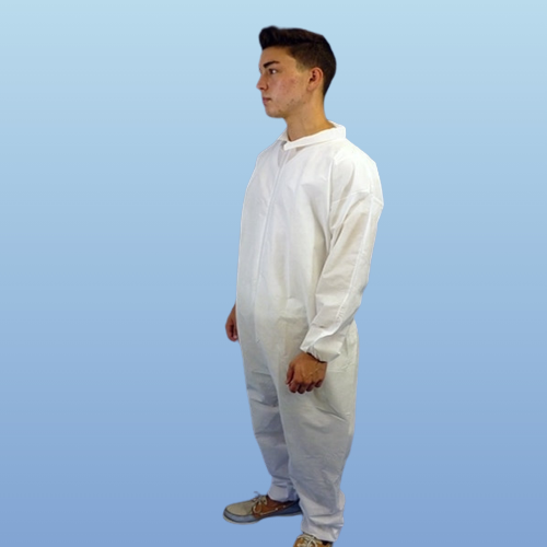 KeyGuard (CVL-KG-E) White Microporous Coveralls