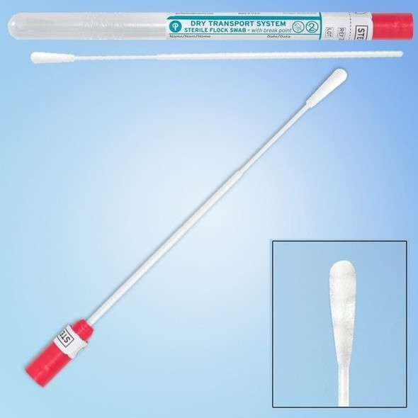 Puritan Medical Products  Sterile PurFlock Ultra Regular Tip Swab with Transport Tube, 500/case