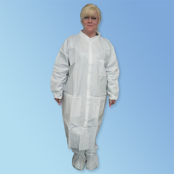 Keystone CEF3-WE-KG-WHITE KeyGuard ISO 6 Cleanroom Microporous Lab Coat, Elastic Wrist, 3 Pockets, White, 30/case Keystone CEF3-WE-KG-WHITE KeyGuard ISO 6 Cleanroom Microporous Lab Coat, Elastic Wrist, 3 Pockets, White, 30/case