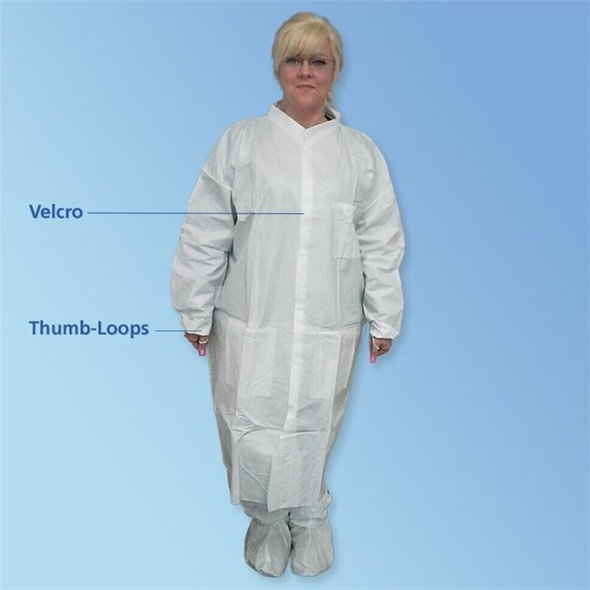 Keystone CEF3-WE-KG-WHITE KeyGuard ISO 6 Cleanroom Microporous Lab Coat, Elastic Wrist, 3 Pockets, White, 30/case Keystone CEF3-WE-KG-WHITE KeyGuard ISO 6 Cleanroom Microporous Lab Coat, Elastic Wrist, 3 Pockets, White, 30/case