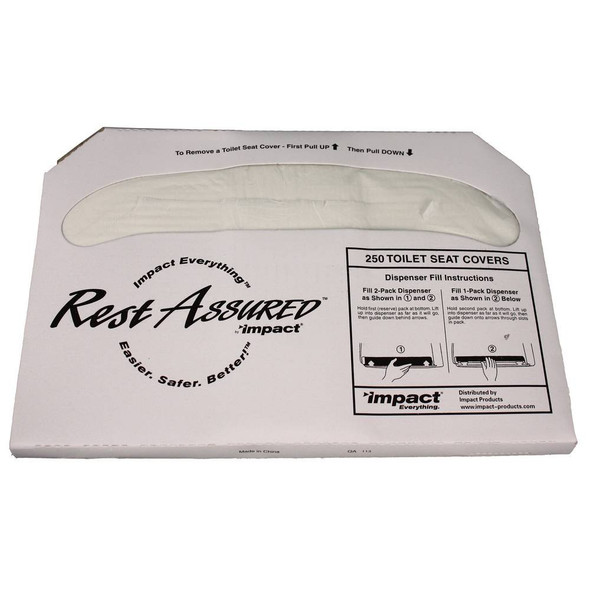 Impact Products  Rest Assured Toilet Seat Covers, 5000/case