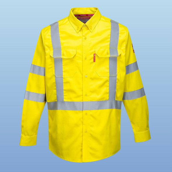 Portwest FR95 Hi-Vis FR Arc Rated Work Shirt