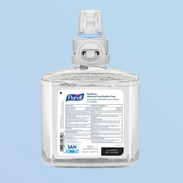 Purell ES8 Advanced Hand Sanitizer Foam Refill, 1200 ml, 2/case Purell ES8 Advanced Hand Sanitizer Foam Refill, 1200 ml, 2/case