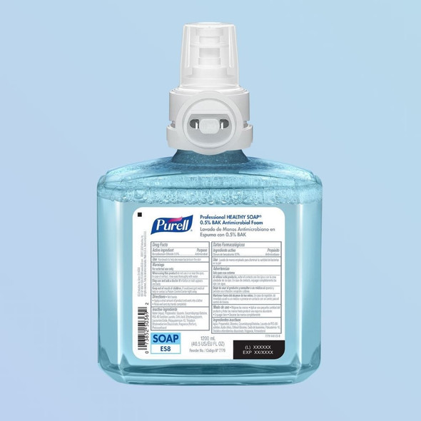Purell ES8 Healthy Soap 0.5% BAK Antimicrobial Foam Refill, 1200 ml, 2/case Purell ES8 Healthy Soap 0.5% BAK Antimicrobial Foam Refill, 1200 ml, 2/case