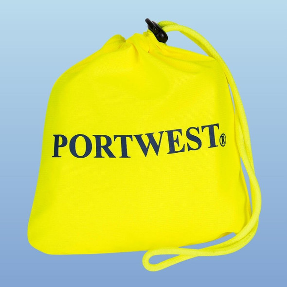   Portwest HA20 Hi-Vis Mesh Full Brim Neck Shade, Yellow, each