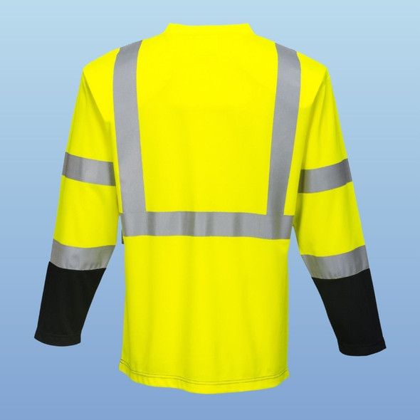 Portwest S398 Lacuna Long Sleeve Safety T-Shirt, each