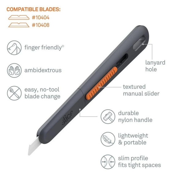  10476 Slice 10476 Manual Retractable Slim Pen Cutter