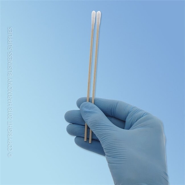 Puritan Medical Products  Puritan Double Sterile Polyester Swabs, Regular Tip, 6 in. Wood Shaft, 2000/case