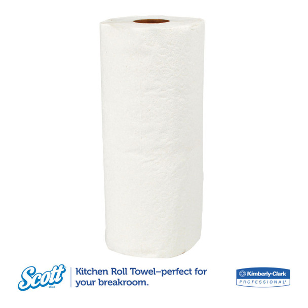 41482CT Scottex 1 Ply Paper Towel Roll, 128 sheets /roll, 20 rolls/case