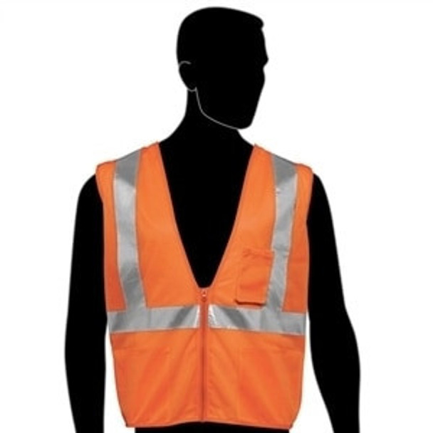 HiVizGard C16002F HivizGard Class 2 Mesh Safety Vest, Orange, each