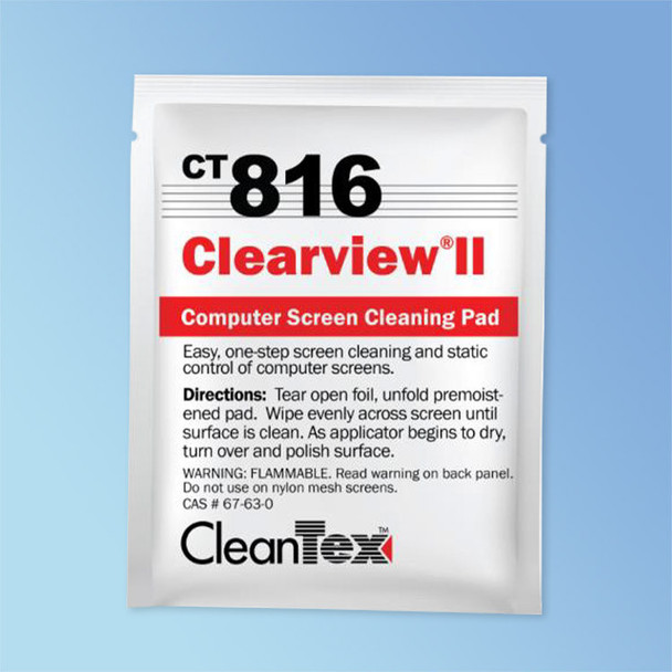  CT816 CleanTex CT816 Clear view II Wipes 100/box