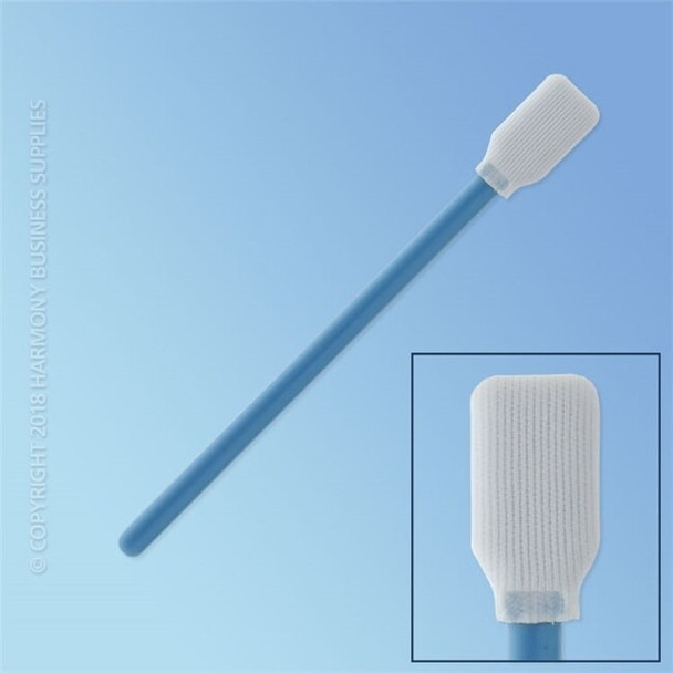 Teknipure TS-P-5E Tekniswab Paddle Tip Knitted Polyester ESD Swab, 5 in., Polypropylene Shaft, 100/bag