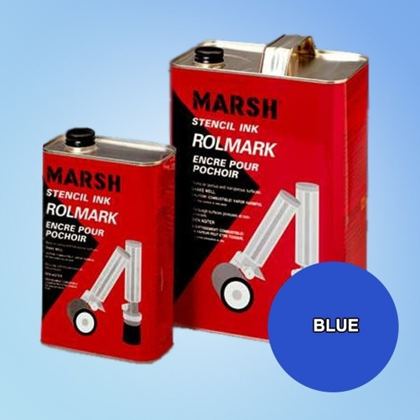 RBLQ Marsh Rolmark Blue Ink