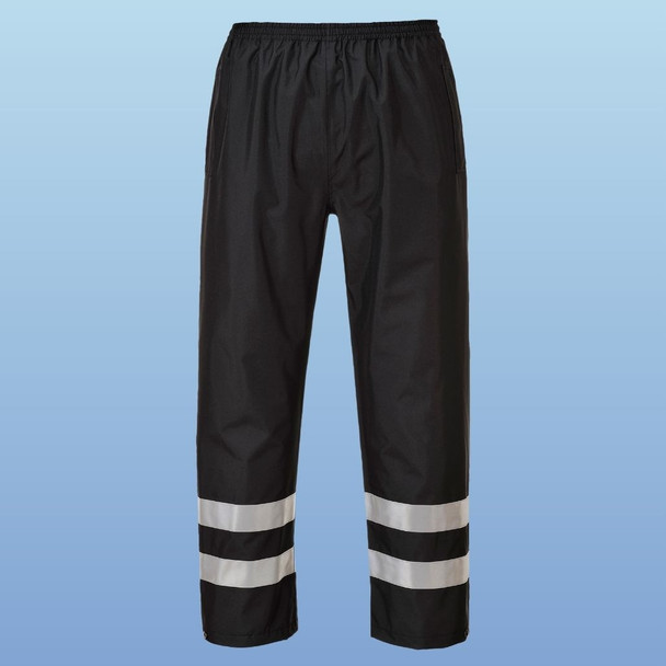 Portwest S481 Iona Lite Rain Pants, Black or Navy, each