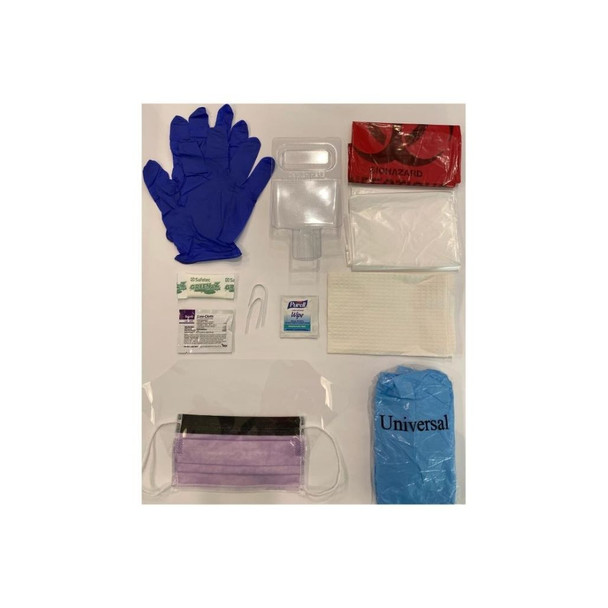  Medline Deluxe Biohazard Spill Kit with Quat