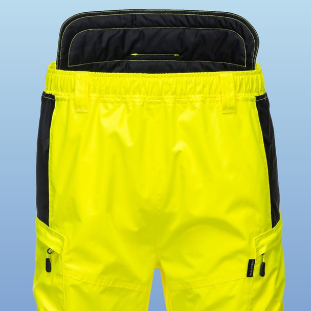   Portwest PW342 PW3 Hi-Vis Extreme Rain Pants, Yellow/Black
