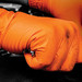 SAS Safety Astro-Grip Orange Nitrile gloves