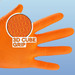SAS Safety Astro-Grip Orange Nitrile gloves