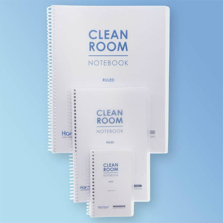 Harmony Lab ruled cleanroom notebook