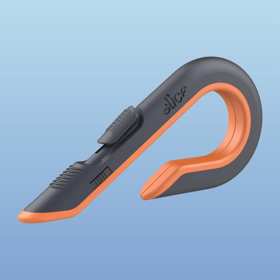 Slice 10400 Manual Retractable Box Cutter Utility Knife with ceramic safety blade