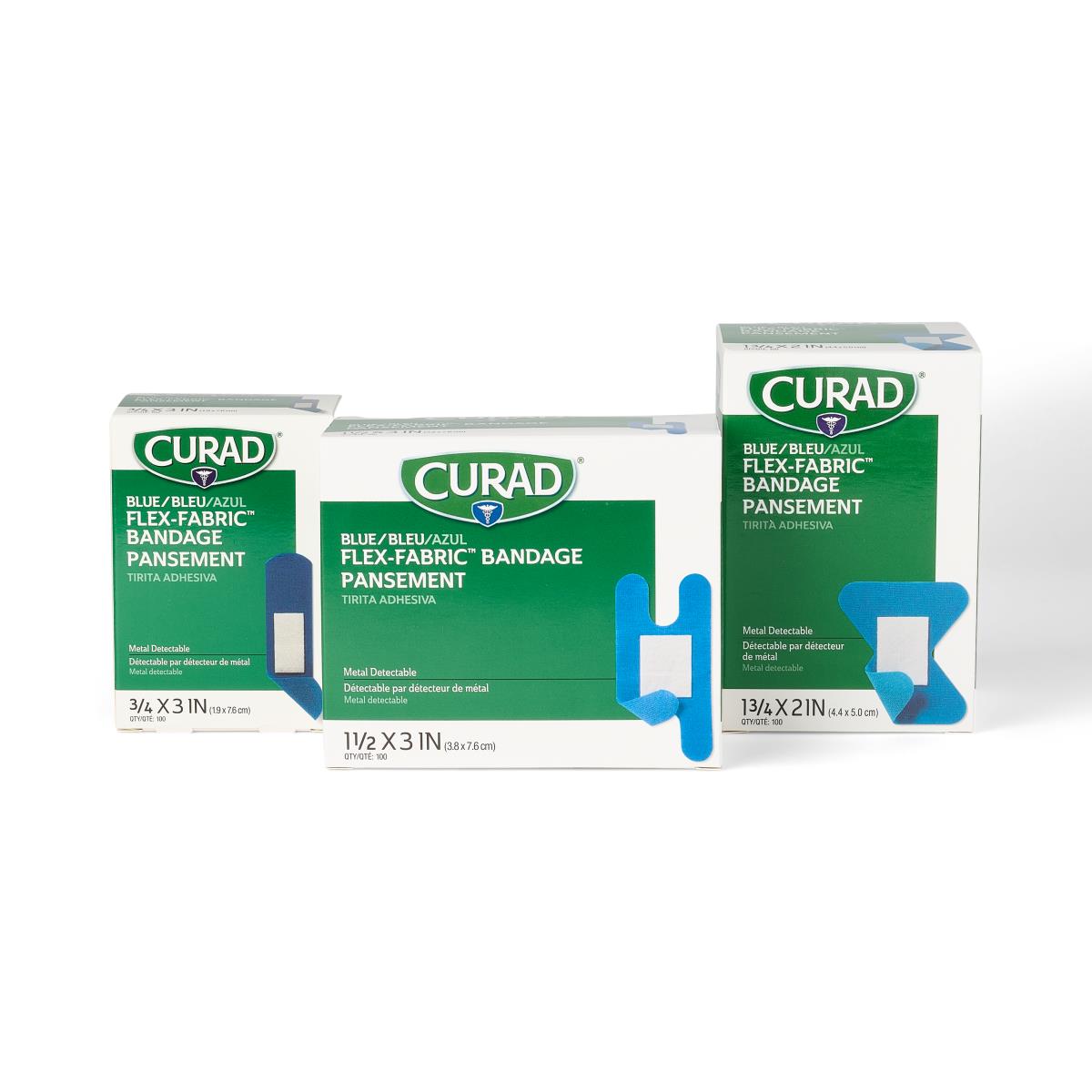 Curad blue fabric bandages discount