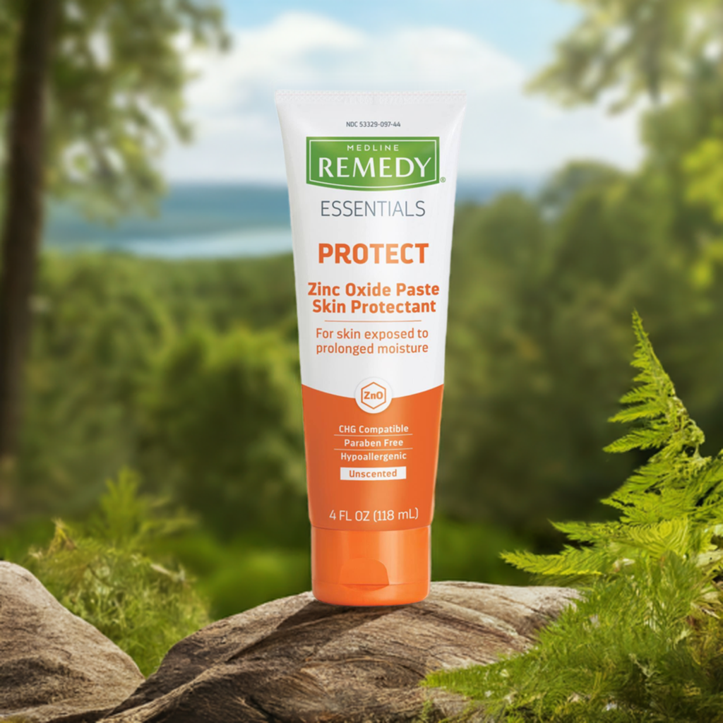 Medline Remedy Essentials Zinc Oxide Protectant Paste, 4 oz.