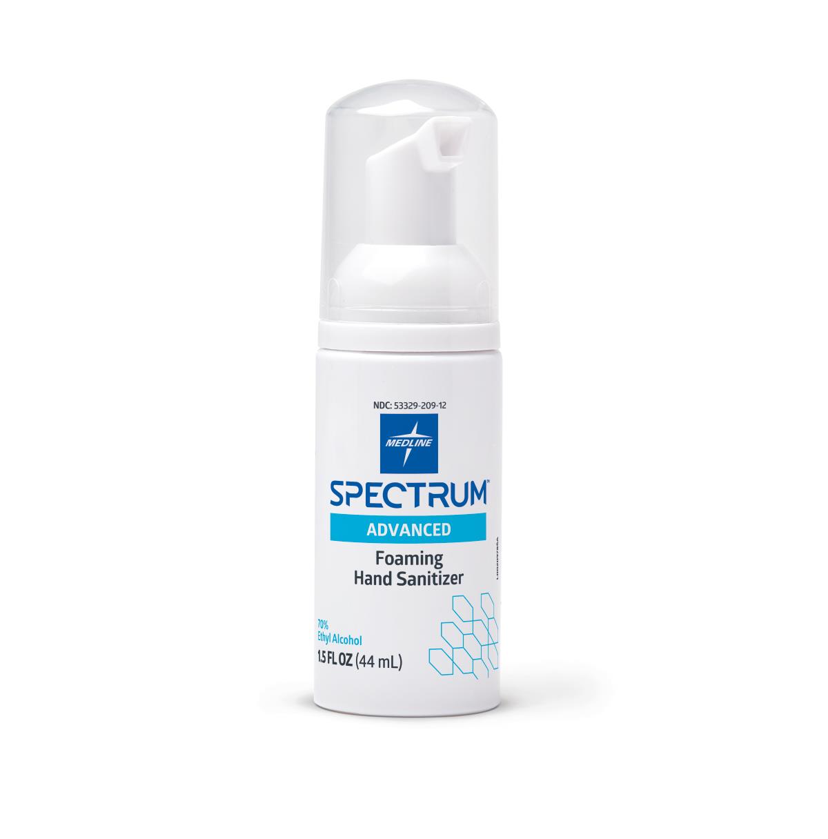 Medline Spectrum Foam Hand Sanitizer, 70% Ethyl Alcohol