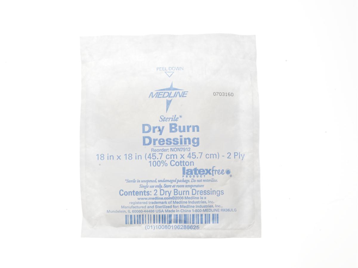 Medline Sterile Burn Dressing, 18" & 36" sizes Medline Sterile Burn Dressing, 18" & 36" sizes