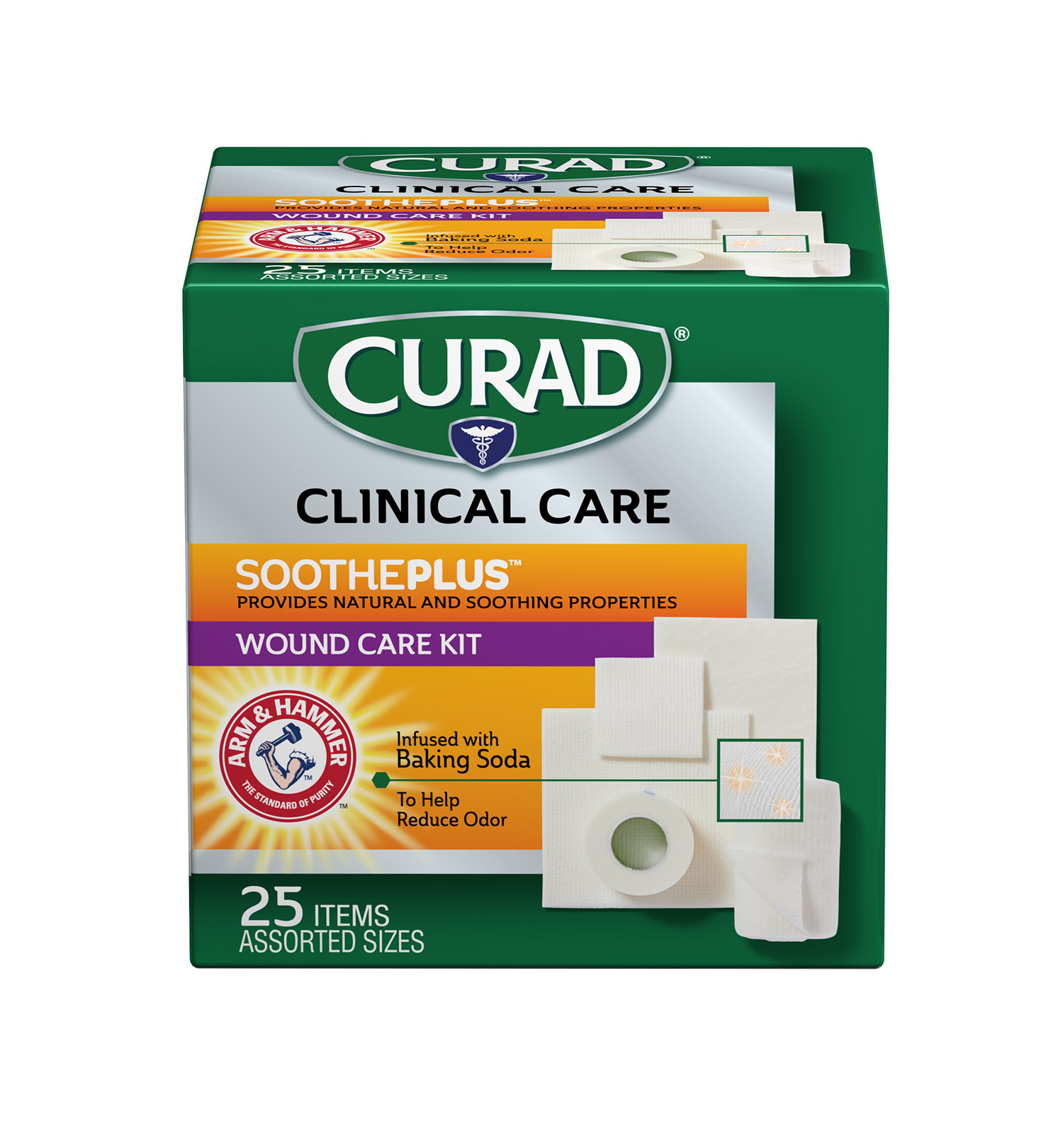 Medline CURAD Sootheplus Gauze Variety Pack