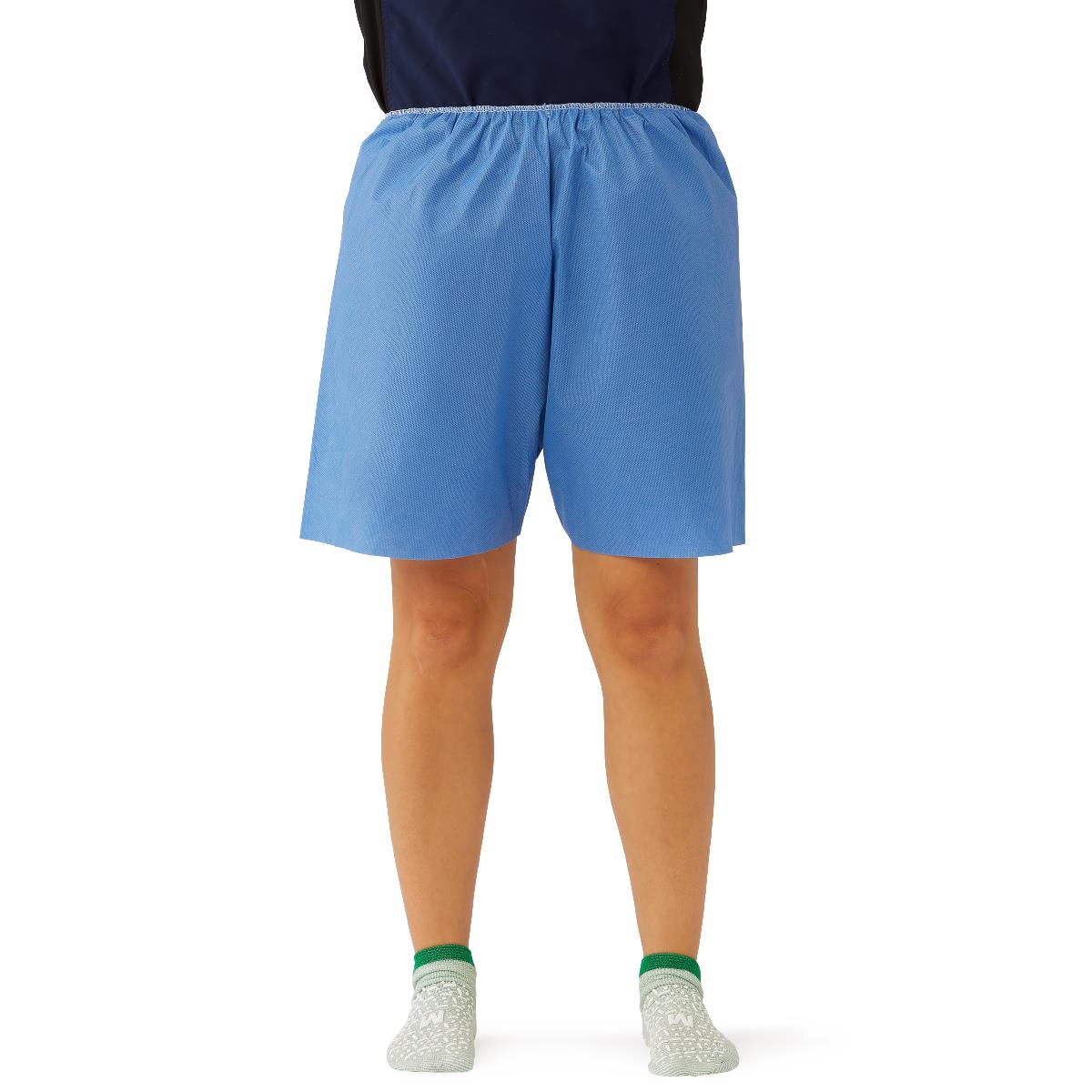 未使用級✨BRIEFING MS LOGO LINE SHORT PANTS Medline Blue Multilayer Disposable Exam Shorts with Elastic Waist