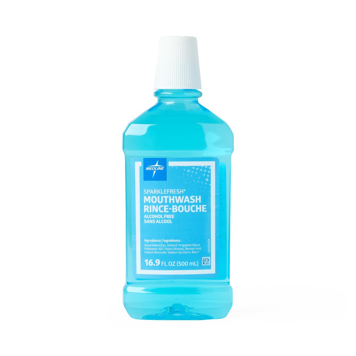 Medline Sparkle Fresh Alcohol-Free Mouthwash