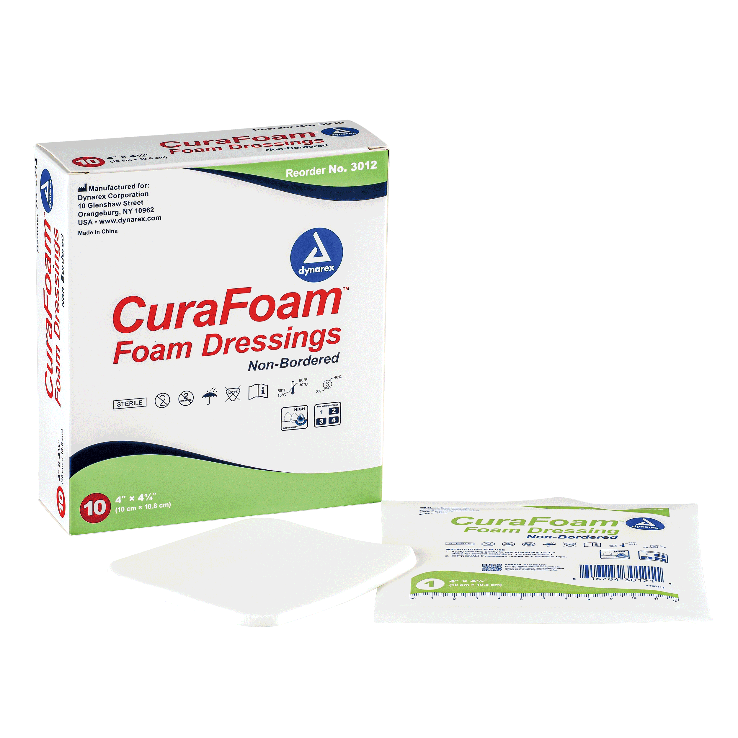 foaming dressing Advazorb Foam Easy release adhesive minimizes pain and adhesive associated skin damage on removal BorderedFoam Adhesive with Border Foam