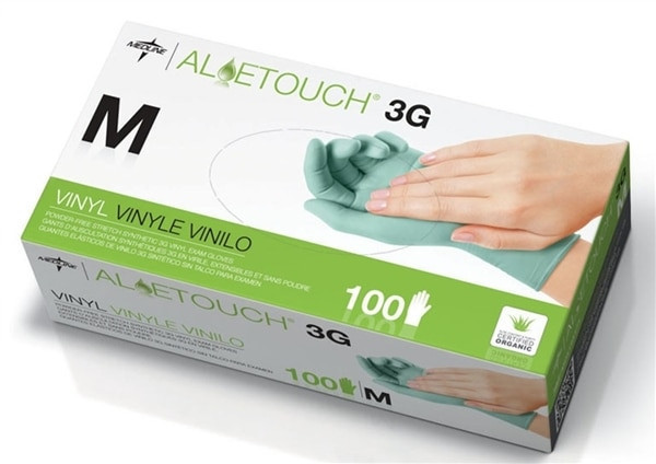 Vinyl Exam Gloves with Aloe Vera - Harmony Lab & Safety Supplies