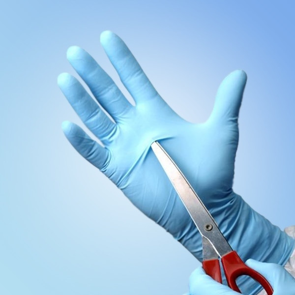 手袋 RONRON [RRxNAON] FURRYDISE GLOVES BLUE Protexis Blue with Neu-Thera Polyisoprene Surgical Glove